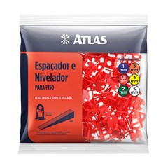 Espaçador/Nivelador P/Revestimentos(P/Cunha 13mm C/100 Pc)1,5mm Vermelho At50/15 Atlas