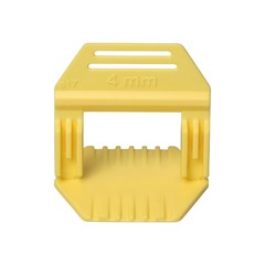 Espaçador/Nivelador P/Revestimentos(P/Cunha 22mm C/50 Pc)4,0mm Amarelo At52/4 Atlas