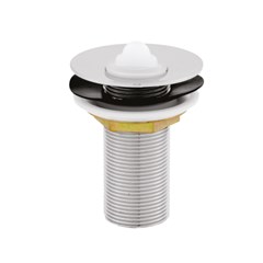 Válvula de Escoamento Metal Cromado Para Lavatório E Cuba 7/8