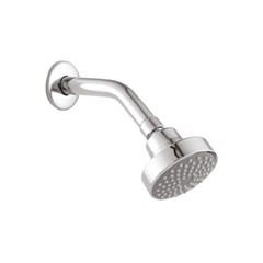 Chuveiro Articulado Redondo Metal/Abs 1079 Clara Inox