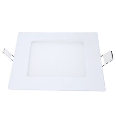 Painel Led de Embutir Quadrado 6w 100 A 240v 360lm 3000k Avant
