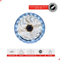 Fita Led Kit Com 5 Metros Ip65 15w 220v 6500k Branca Avant
