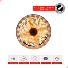 Fita Led Kit Com 5 Metros Ip65 5w 220v 2700k Amarela Avant