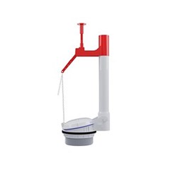 Mecanismo de Saída de Água Para Caixa de Descarga Acoplada Universal Com Kit Castelo Egaeasy 13154 Egaplast