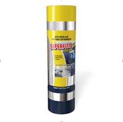 Fita Adesiva Impermeabilizante Com Película Alumínio Larg.45cm Rolo C/10m Superfita Denver B40180086 Pulvitec