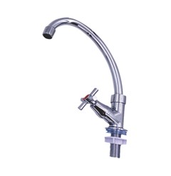 Torneira Para Cozinha Em Abs Mesa 1/4 de Volta S01 Cromada 10019 Sorte Metais