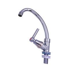 Torneira Para Cozinha Em Abs Mesa 1/4 de Volta S03 Cromada 10021 Sorte Metais