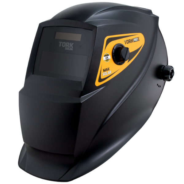 Máscara de Solda Com Escurecimento Automático (Din 13) Arc-Solar Msea-701 Com Lentes E Bateria Extra Tork