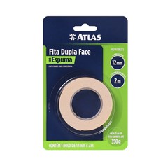 Fita Dupla Face Espuma 12mmx2,0m At2812/2 Atlas