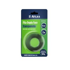 Fita Dupla-Face Transparente 12mmx2m At2912/2 Atlas