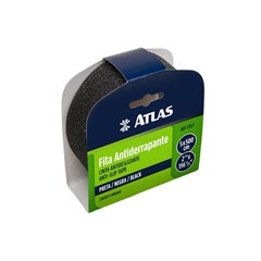 Fita Antiderrapante Uso Geral 50mmx5m Preta (Rolo) At178/1 Atlas