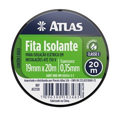 Fita Isolante 19mmx20m At2720 Atlas