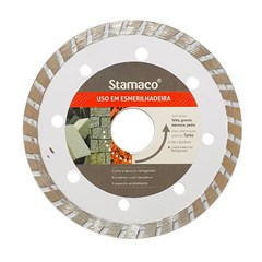 Disco de Corte Diamantado Turbo Diâmetro 110mm Furo 22,23mm 2741 Stamaco