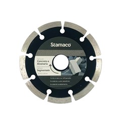 Disco de Corte Diamantado Segmentado Diâmetro 110mm Furo 20mm Universal 4615 Stamaco
