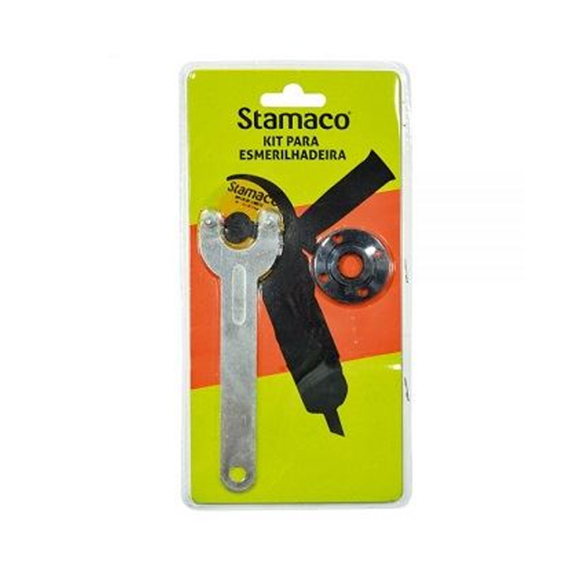 Kit Para Esmerilhadeira 3 Peças ( Chave+2 Flanges) 3922 Stamaco