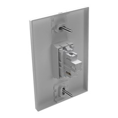 Interruptor 1 Seção Simples Branco Click 81409v Mec-Tronic