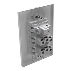Interruptor 1 Seção Com 2 Tomadas 2p+T 10a Branco Click 49101 Mec-Tronic
