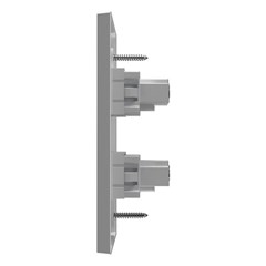 Tomada 2p+T Dupla 10a Branca Click 49084 Mec-Tronic