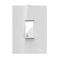 Pulsador Campainha Branco Click 81400v Mec-Tronic