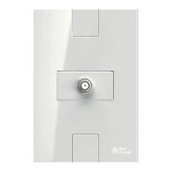 Tomada Antena Tv Coaxial Branca Click 81404h Mec-Tronic