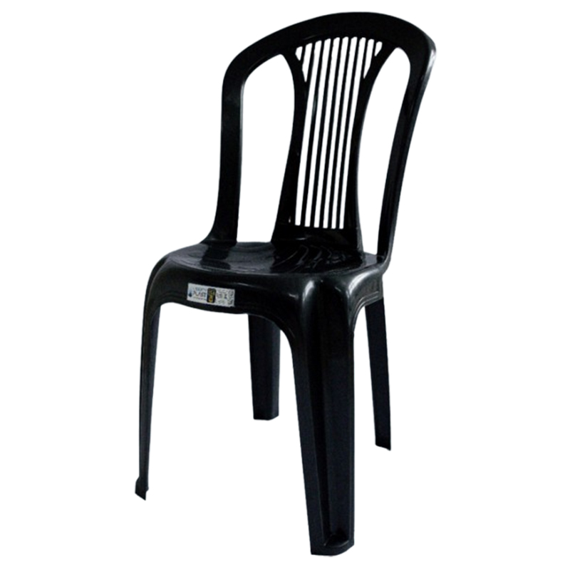 Cadeira Pvc Bistrô Tamandaré Preta Liberty Plast