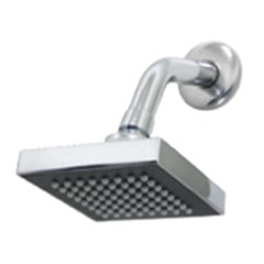 Chuveiro Quadrado Articulável Soft Rubi Square 1970 Cromado 32610 Bognar