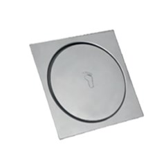 Grelha Inox Para Ralo E Caixa Sifonada Quadrada 100mm Fechamento Click 1015 31876 Bognar