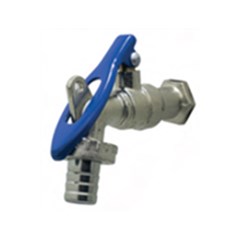 Torneira Jardim Metal Esfera C/Alavanca Acesso Restrito Com Adaptador Para Mangueira 1360 31881 Bognar