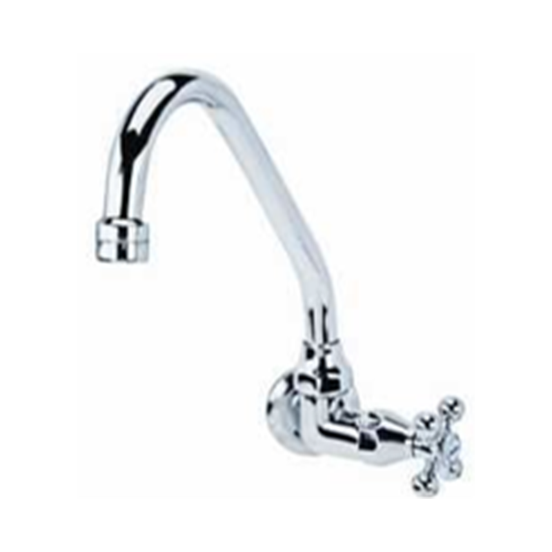 Torneira Cozinha Parede Bica Móvel Alta C-33 1168 Cromada 30813 Bognar