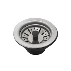 Válvula De Escoamento Em Abs Cesto Inox Para Pia Cuba E Tanque 3.1/2