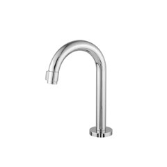 Torneira Lavatório Mesa Bica Baixa 1/4 de Volta Slim Tube 3491 Cromada 31787 Bognar