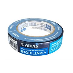 Fita Crepe Profissional Imobiliária (Azul) 24mmx50m At22024 Atlas