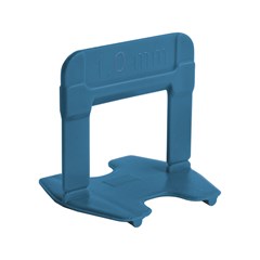 Espaçador/Nivelador Eco P/Revestimentos(P/Cunha 22mm C/50 Pc)1,0mm Azul 61334 Cortag