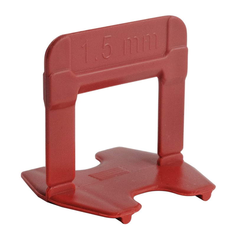 Espaçador/Nivelador Eco P/Revestimentos(P/Cunha 22mm C/50 Pc)1,5mm Vermelho 61336 Cortag