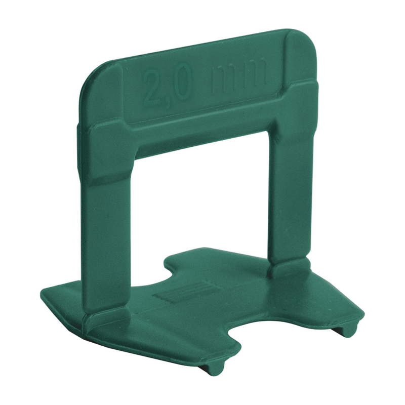 Espaçador/Nivelador Eco P/Revestimentos(P/Cunha 22mm C/50 Pc)2,0mm Verde 61338 Cortag