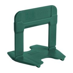 Espaçador/Nivelador Eco P/Revestimentos(P/Cunha 22mm C/50 Pc)2,0mm Verde 61338 Cortag