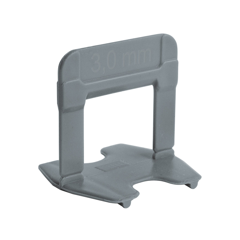 Espaçador/Nivelador Eco P/Revestimentos(P/Cunha 22mm C/50 Pc)3,0mm Prata 61695 Cortag