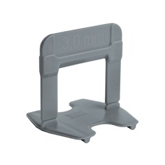 Espaçador/Nivelador Eco P/Revestimentos(P/Cunha 22mm C/50 Pc)3,0mm Prata 61695 Cortag