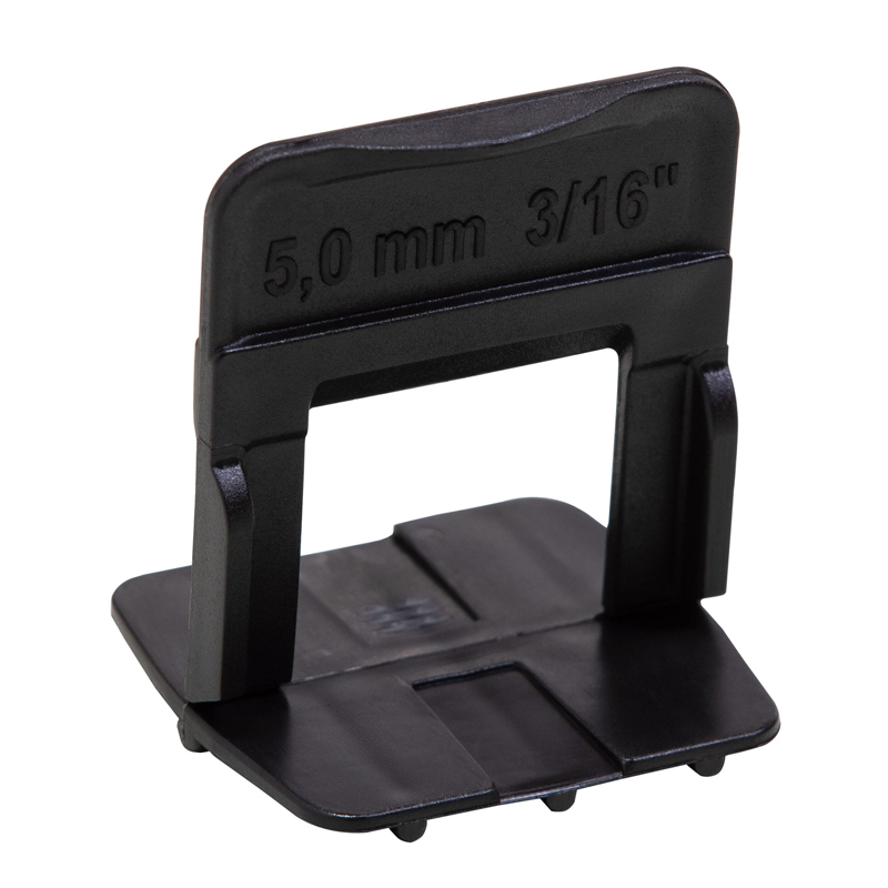 Espaçador/Nivelador Eco P/Revestimentos(P/Cunha 22mm C/50 Pc)5,0mm Preto 62642 Cortag