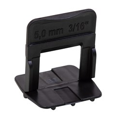 Espaçador/Nivelador Eco P/Revestimentos(P/Cunha 22mm C/50 Pc)5,0mm Preto 62642 Cortag