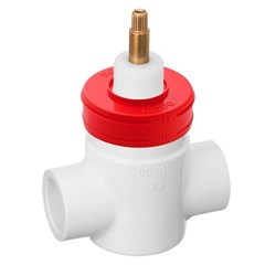 Registro Base Gaveta Sem Acabamento 1/4 Volta Basetec Pvc 25 Mm Docol