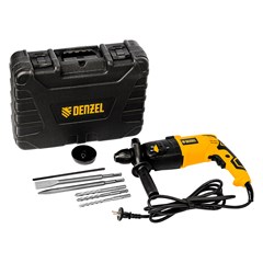 Martelo Rotativo Rompedor Sds Plus 750w 220v Rhv-750-24 2.5j Com Ponteiras, Brocas Coletor de Pó E Maleta Denzel 2660555 Toolsworld