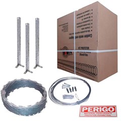 Kit Concertina (Protetor Perimetral) Não Clipada 300mmx10m (1 Rolo 10m, 3 Hastes, Arame Pantaneiro 21m, 6 Paraf.E Buchas, 80 Arames 16 P/Amarração E 1 Placa Advertência) 2603 Calhaforte