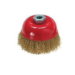 Escova Tipo Copo Aço Carbono Latonado 4