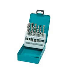 Broca Para Madeira/Concreto/Metal Jogo Com 18 Peças (3-4-5-6-8 E 10mm) D-46202 Makita