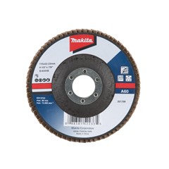 Disco Flap Plano Para Metal Diâmetro 115mm Furo 22,23mm Grão A60 D-63448 Makita