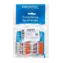 Conector Emenda 5 Fios Até 4mm Com 4 Unidades F32415/4 Frontec