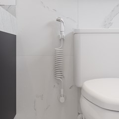 Mangueira Para Ducha Higiênica Branca 1/2
