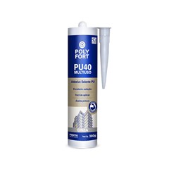 Adesivo Multiuso Pu40 Cinza 360g Pu679 Polyfort