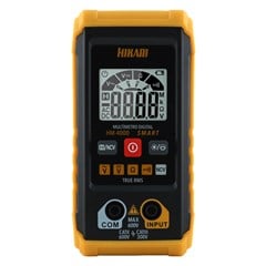 Multímetro Digital 1000v Cat I (Mede Tensão Ac/Dc, Corrente Dc, Resistência, Testes de Hfe Transistor, Diodo E Continuidade) Hm-4000 21n308 Hikari